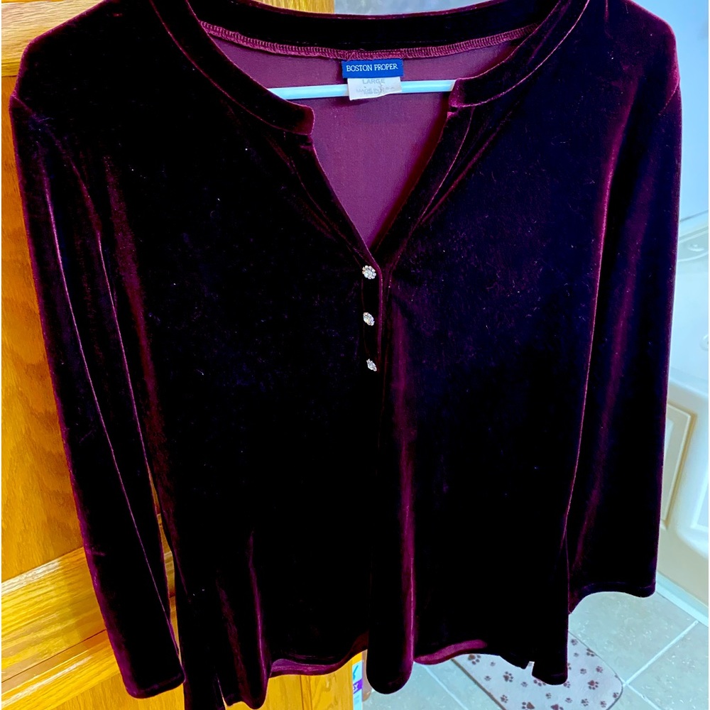 Velvet top